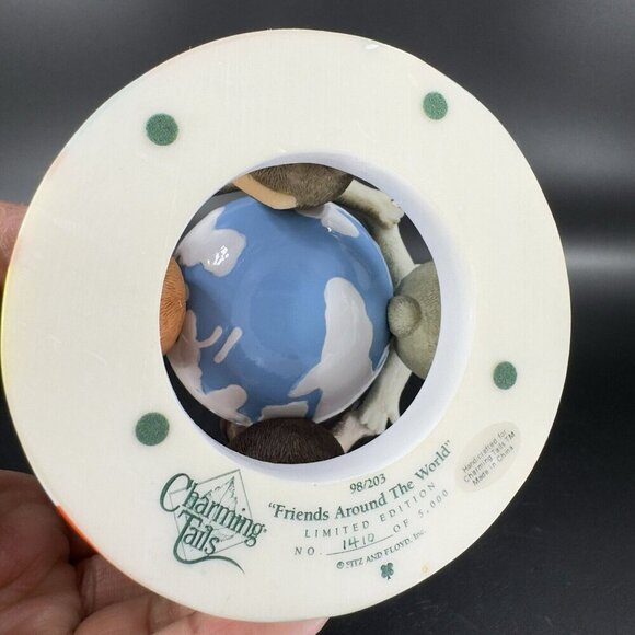 Charming Tails Fitz and Floyd Friends Around The World Resin Whimsical Figurine - Picture 7 of 16